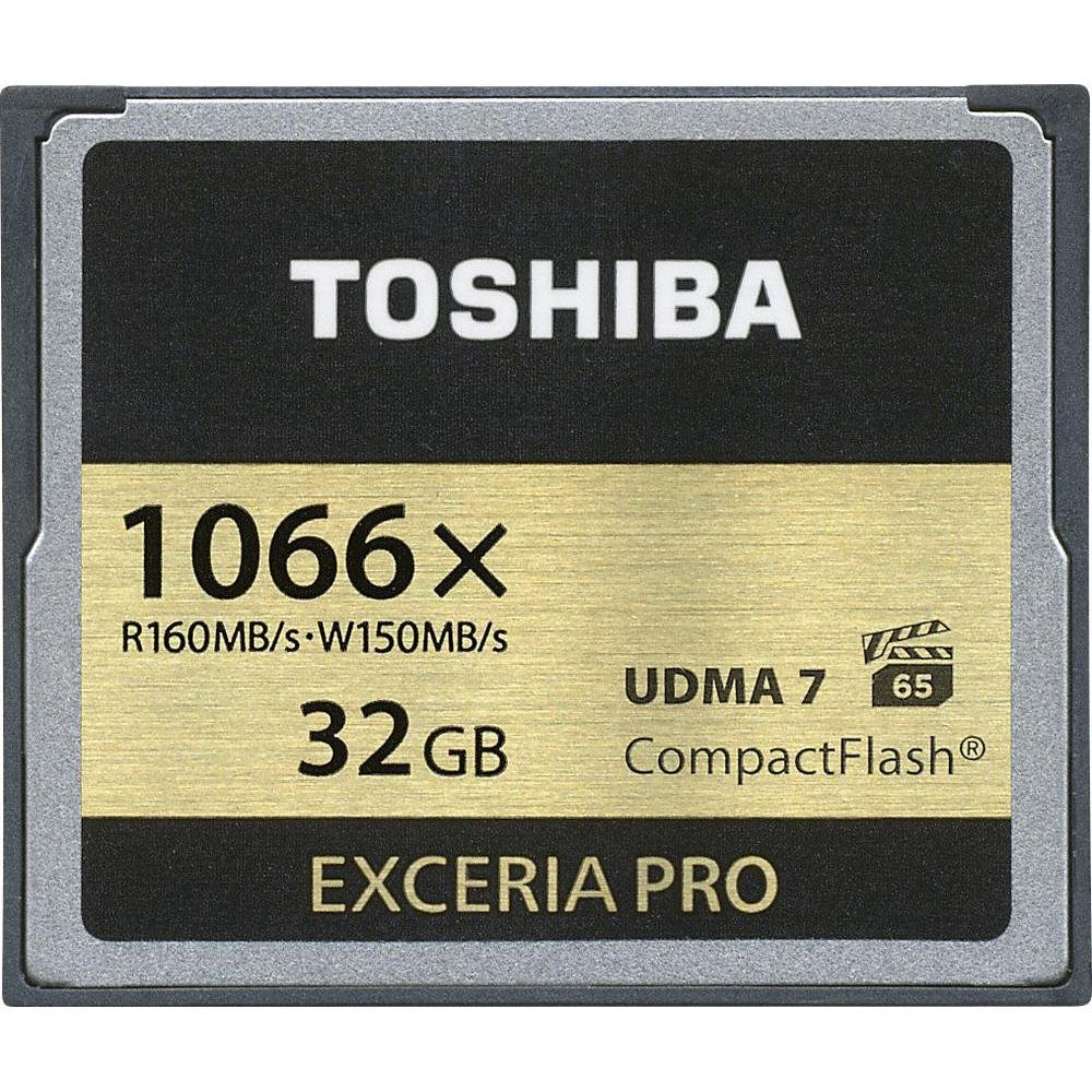 Toshiba Exceria Pro C501 32GB Compact Flash Memory Card 160 MB/s 4K HD - THN-C501G0320E6