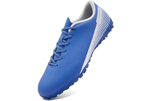 HaloTeam Men's Soccer Shoes Cleats Professional High-Top Breathable Athletic Football Boots for Outdoor Indoor TF/AG 3US-11US