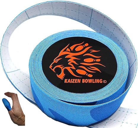Bowling-Klebeband – schützende Passform Daumen & Finger Tape – Tenpin Bowling Zubehör für Daumenschutz (blau/rot/schwarz/Natu