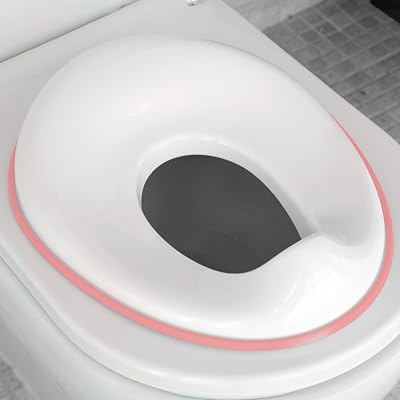 Jool Baby Potty Training Seat Pink Fits Round & Oval Toilets with Storage Hook