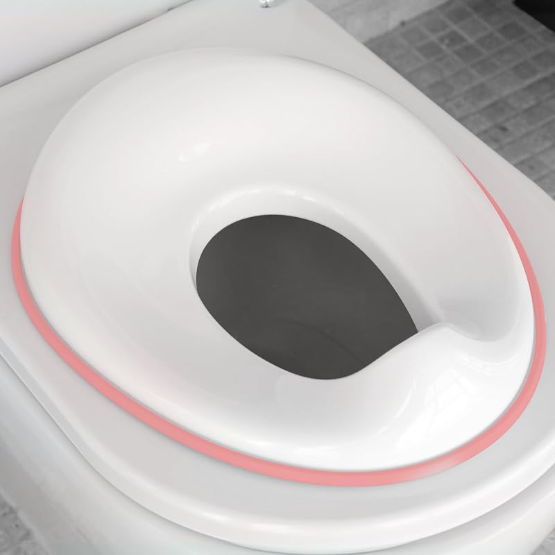 Jool Baby Potty Training Seat Pink Fits Round & Oval Toilets with Storage Hook