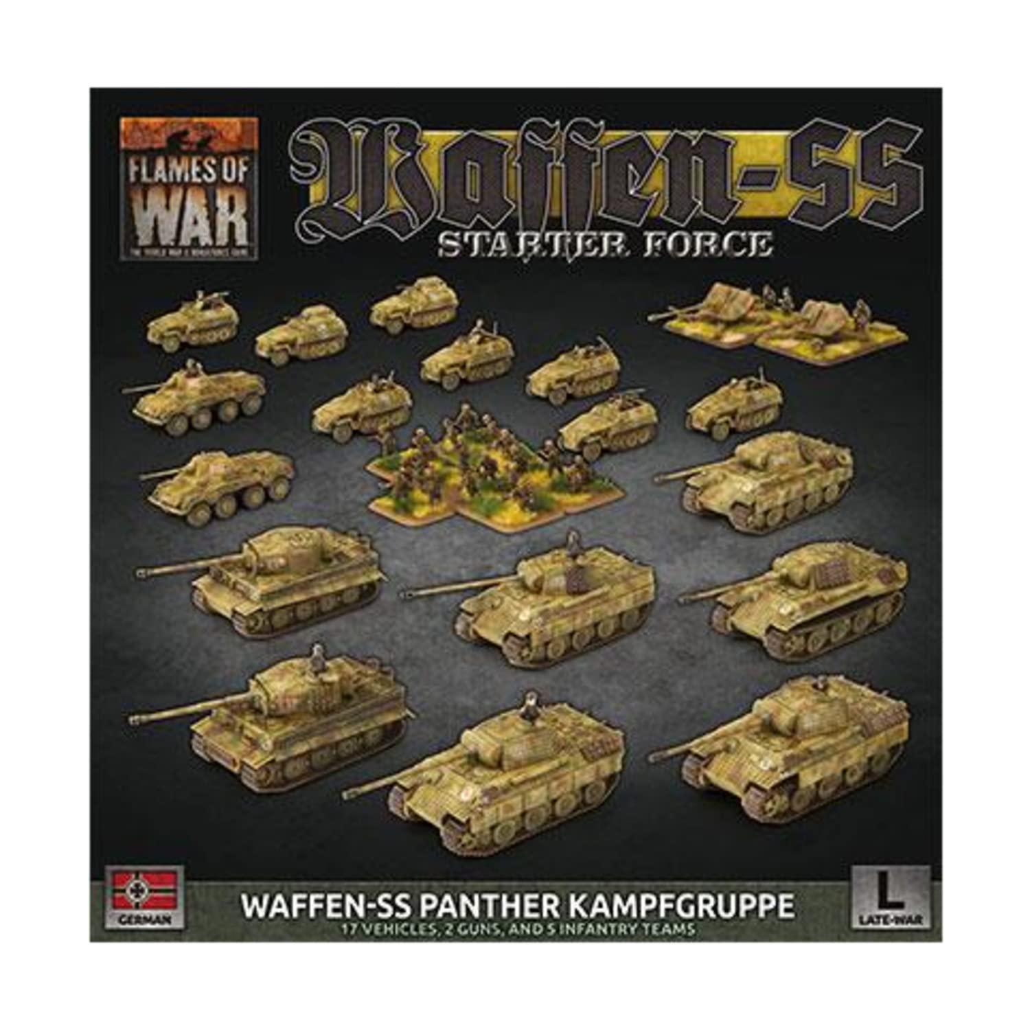 Flames of War Waffen-SS Panther Kampfgruppe Starter Force