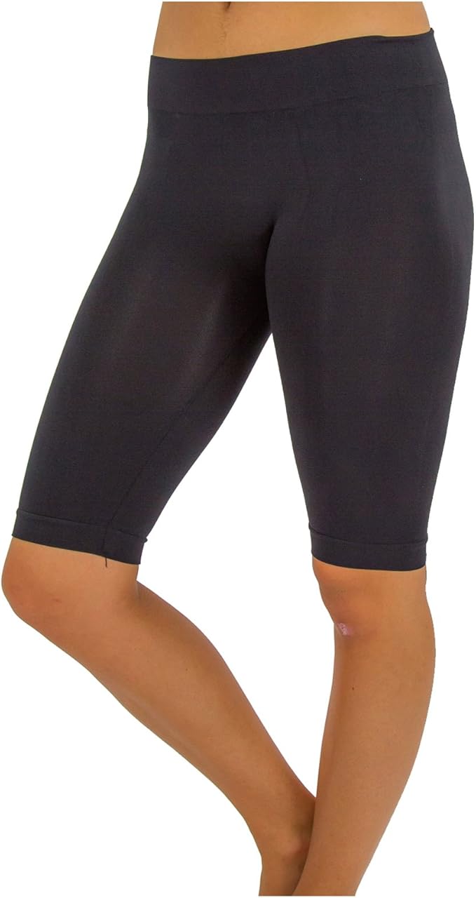 yoga pants with shorts over