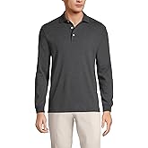 Lands' End Men's Long Sleeve American-Grown Supima Cotton Polo Shirt