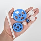 Supertool 80PCS Motor Gear Set Plastic Pulley Mini Belt Worm Kits Robot Toy DIY view 5