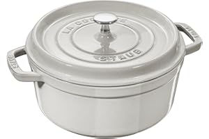 STAUB ROUND COCOTTE 4Q/3.8L TRUF 24CM+, TRUFFLE, 4 quarts (40501-412)