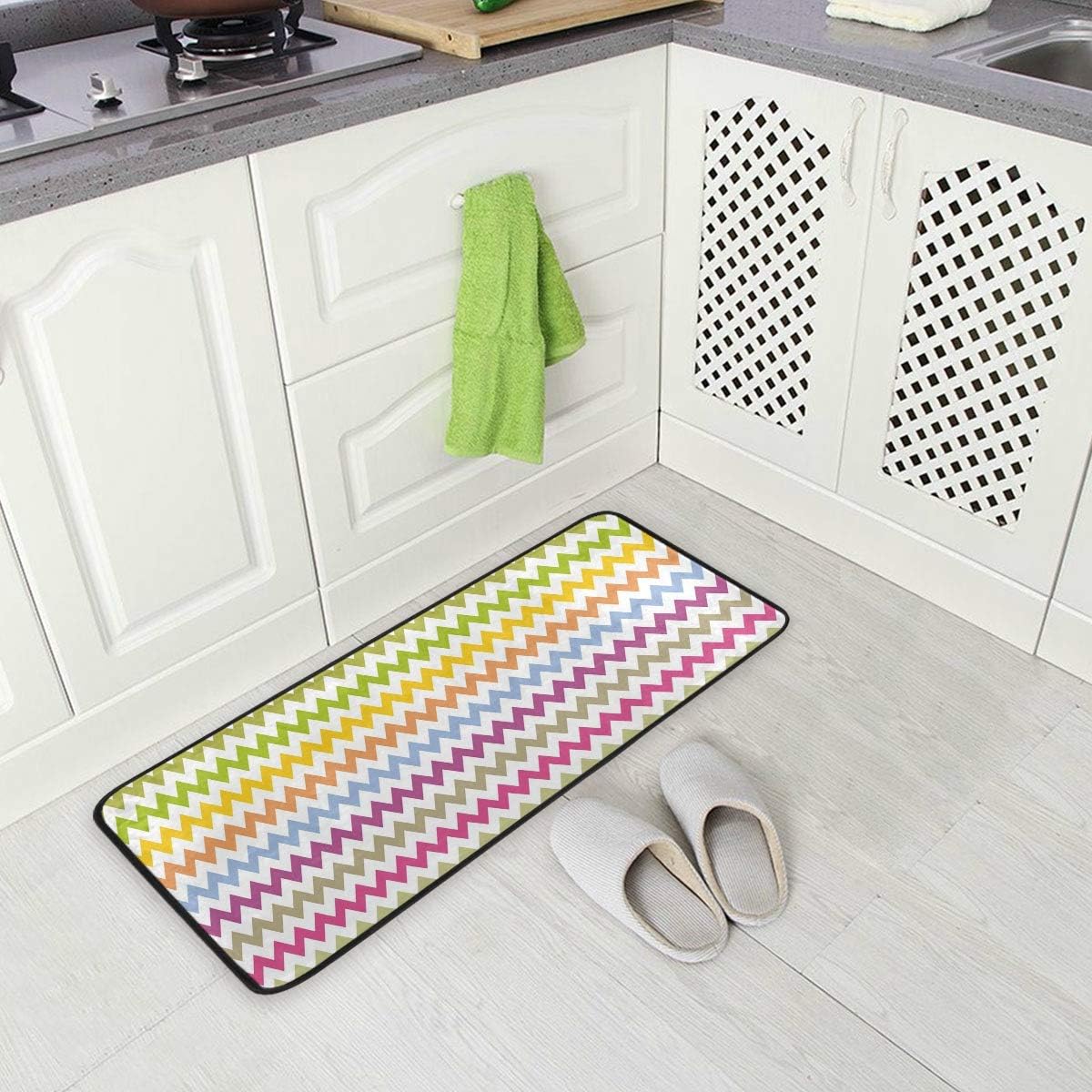 Best Colorful Anti Fatigue Kitchen Runner Mat