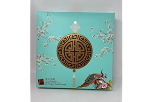 Full Moon Lava Mooncake Variety Pack, Lava Red Bean Paste, Custard & Red Bean Paste Flavours - 560 Grams