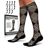 SB SOX Compression Socks for Women & Men (20-30 mmHg) - Best Support Stockings for Nurses, Travel, Medical, Pregnancy, and Daily Wear