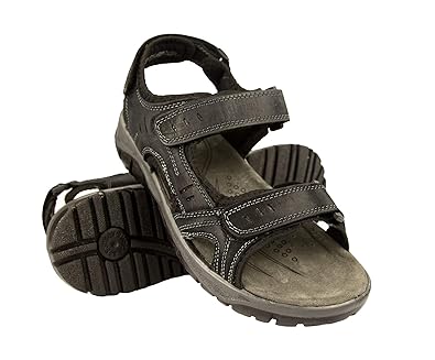 mens leather sandals amazon