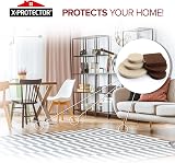 X-Protector Felt Furniture Pads 235 Pc Premium Set Brown Beige Floor Protectors view 6