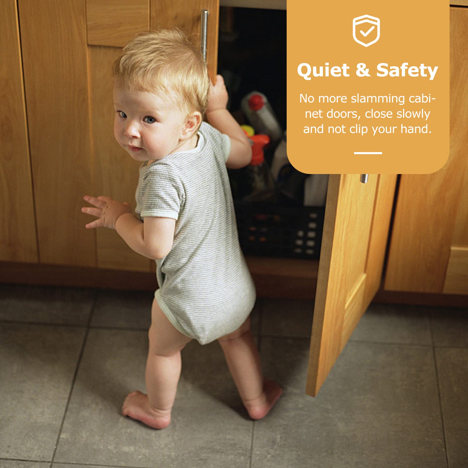 Furniware 10 Pieces 1-1/4 in Overlay Soft Close