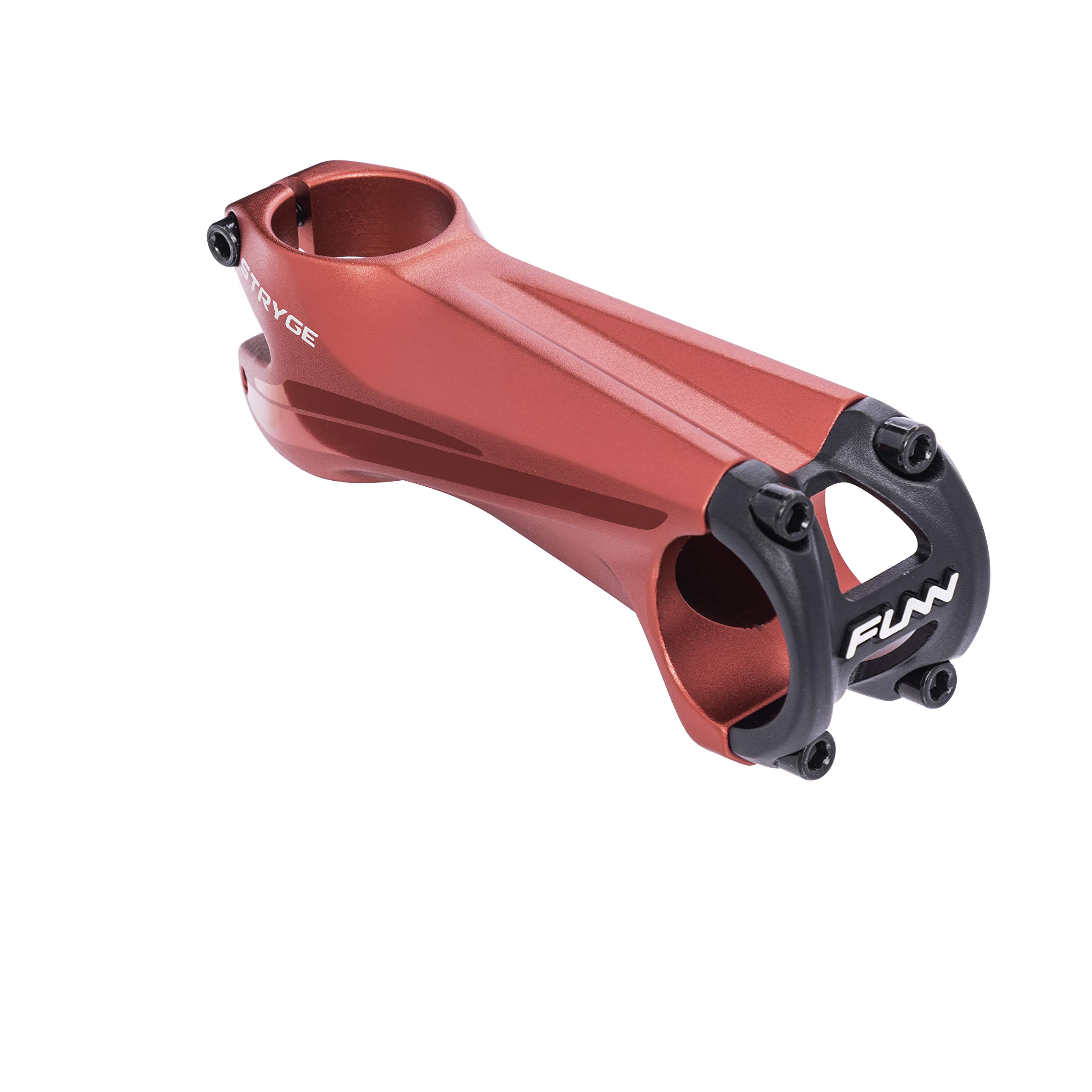Funn Stryge Bike Drop Stem with -5 Degree - Length 100mm stem with 31.8mm Bar Clamp, Bike Stem for Mountain Bike, BMX Bike, Road Bike and Gravel Bike (Red)