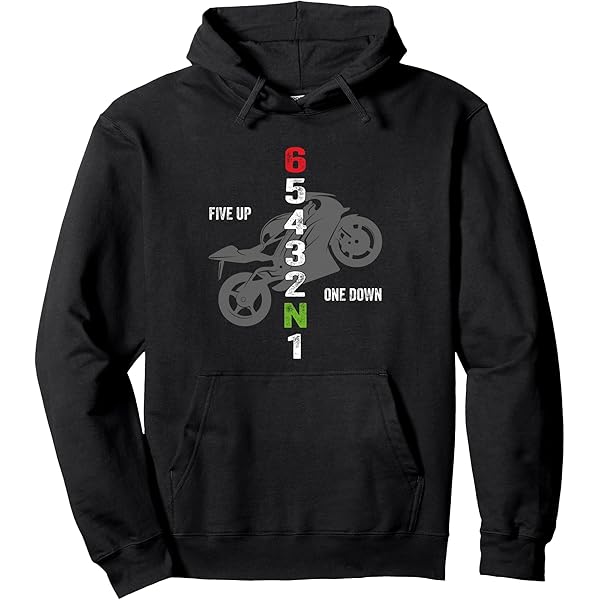 Amazon.com: Motorcycle Gears 1N23456 Motorcyclists Pullover Hoodie