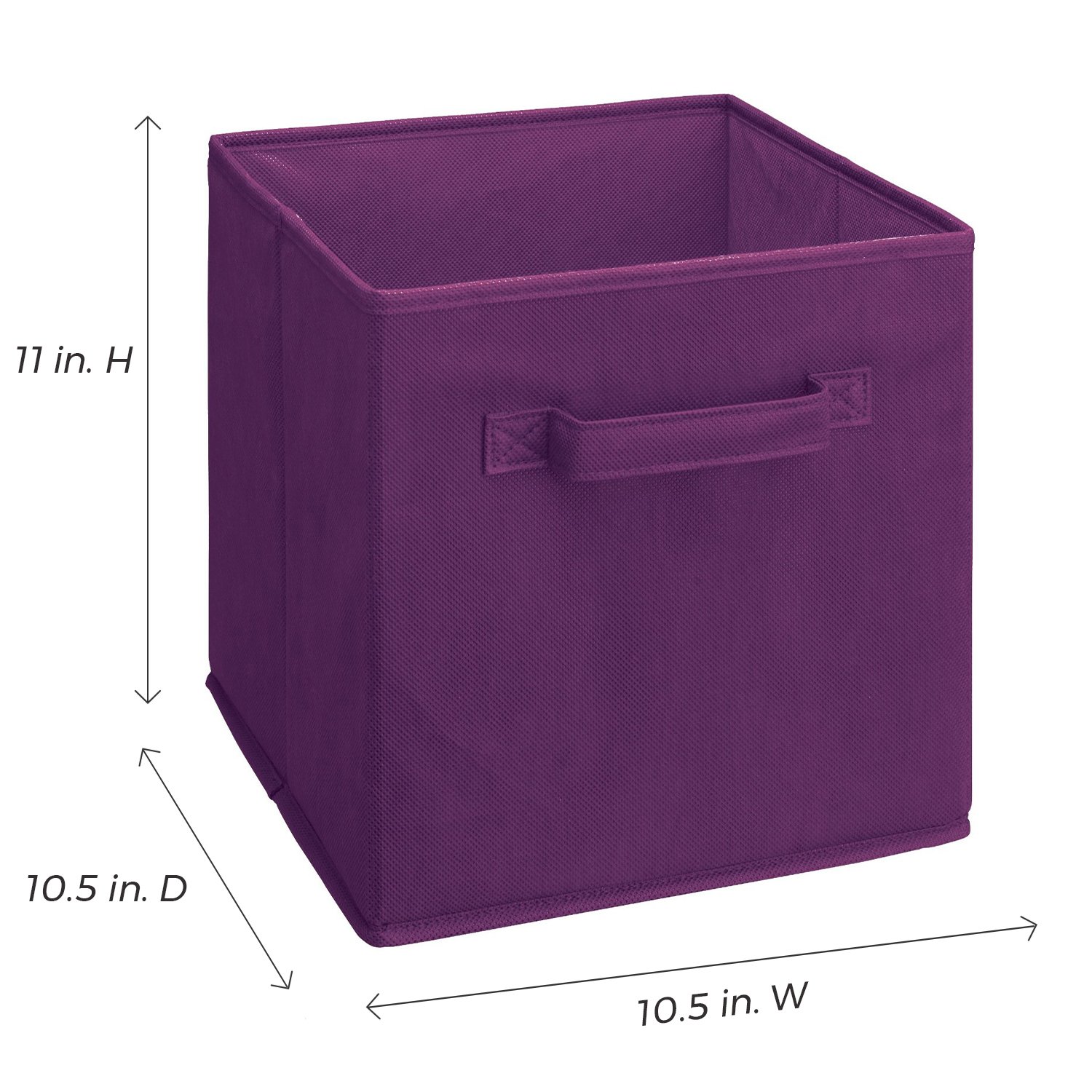 Cubeicals Purple Fabric Drawer 1469 Amazon Co Uk Kitchen Home