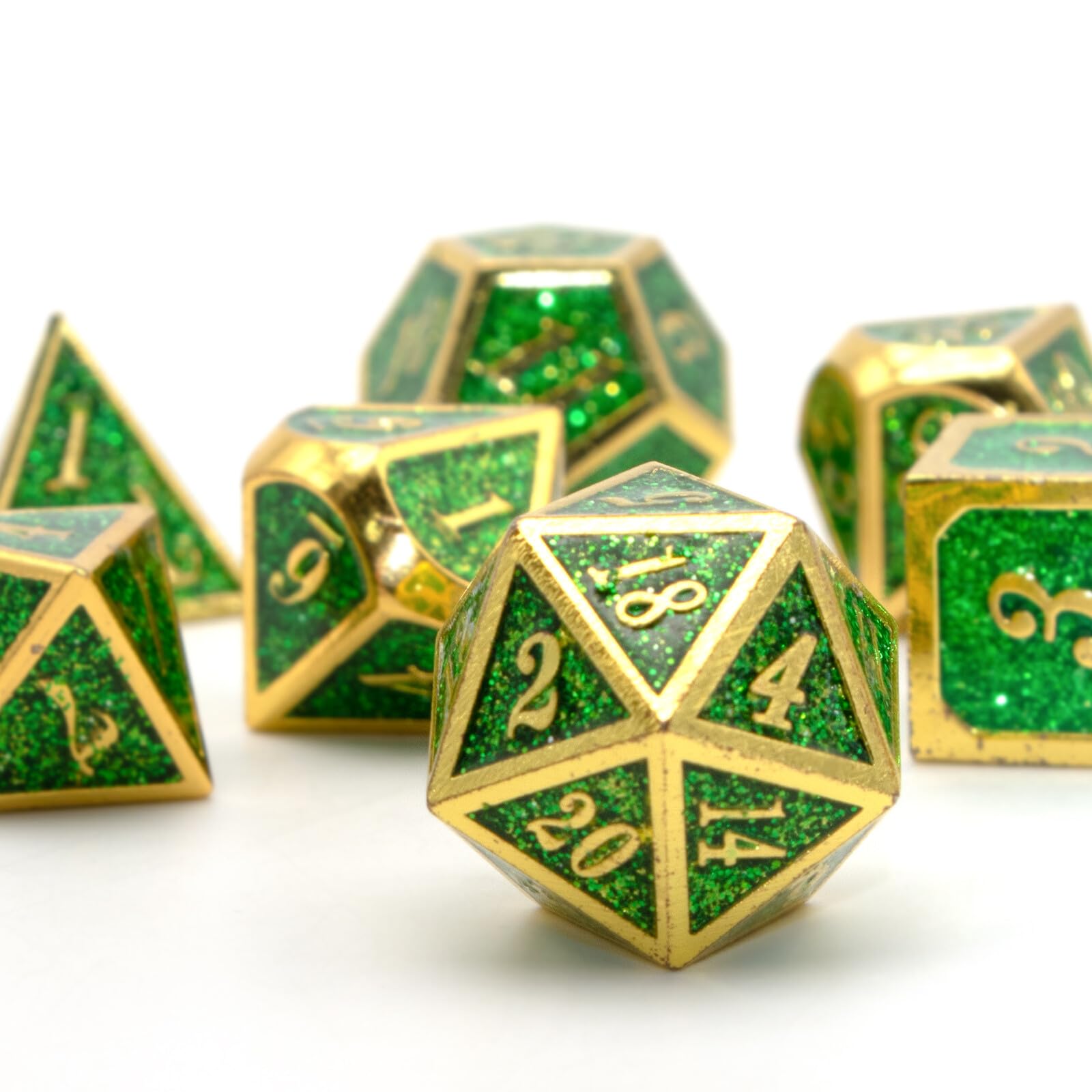 Metal Dice Set, HNCCESG Polyhedral DND Dice for