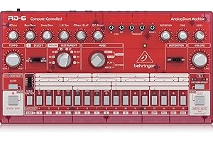 Behringer RD-6-SB Analog Drum Machine - Red Translucent