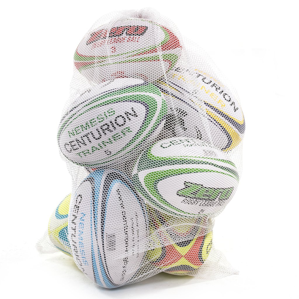 Centurion 12 Ball Carry Mesh Sack, White