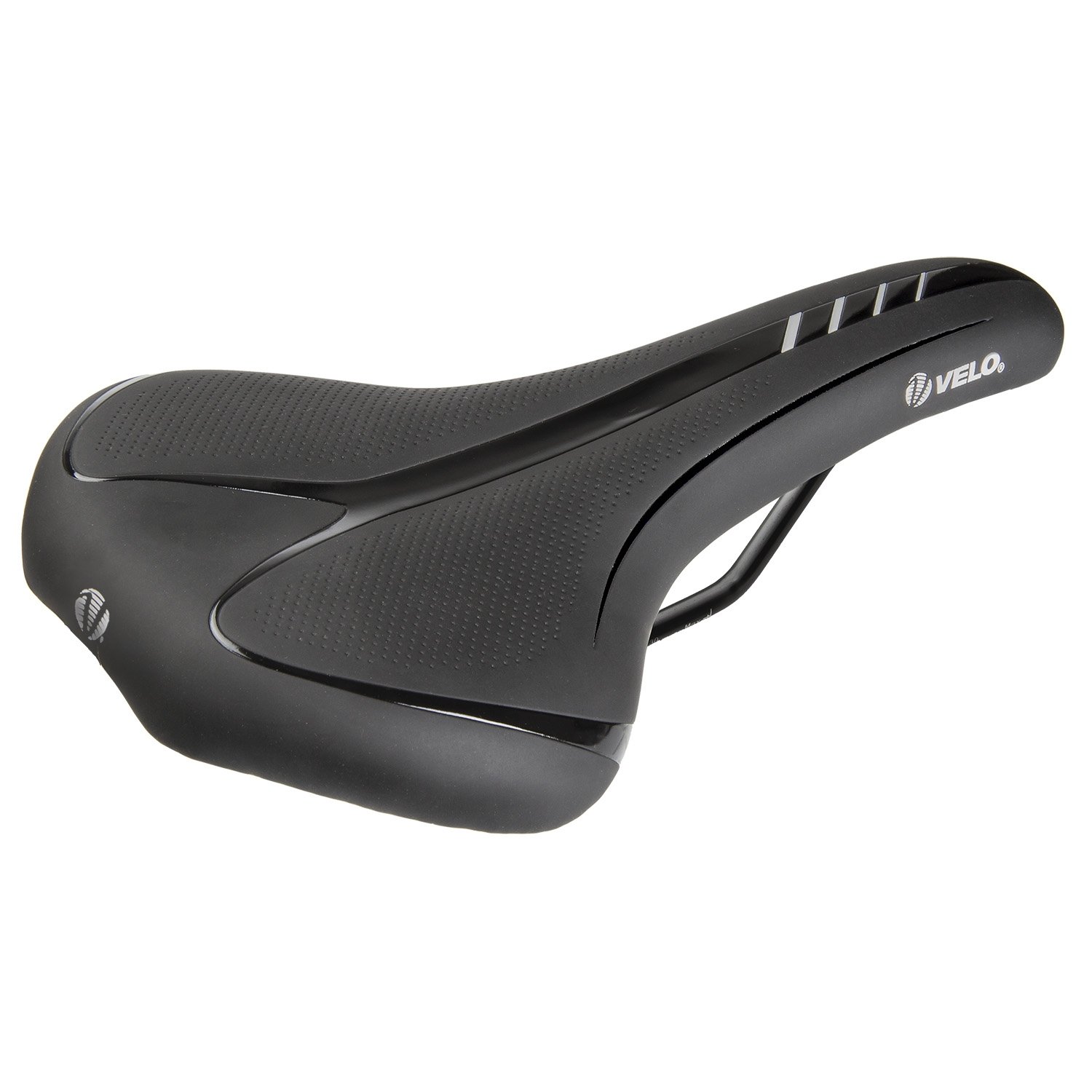 Velo Unisex Adult Fit Athlete BC Saddle For Bicycle - Black, X-Large