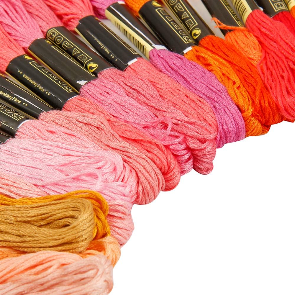 447 Colors Embroidery Threads Rainbow Color Embroidery Floss, Cross Stitch Threads Knitting DIY Crafts Project for Kids Adults Beginners (447 Colors) - Image 5