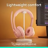 Logitech Zone 300 Wireless Bluetooth Headset Rose with Noise-Canceling Mic view 8