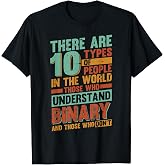 Binary - There are 10 types of people in the world T-Shirt