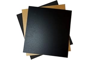 WORBLA 3 Pack Combo - 2 Black 1 Classic - 8x8 Inch Per Sheet - Cosplay Worblas Finest Art Thermoplastic + Worbla Black
