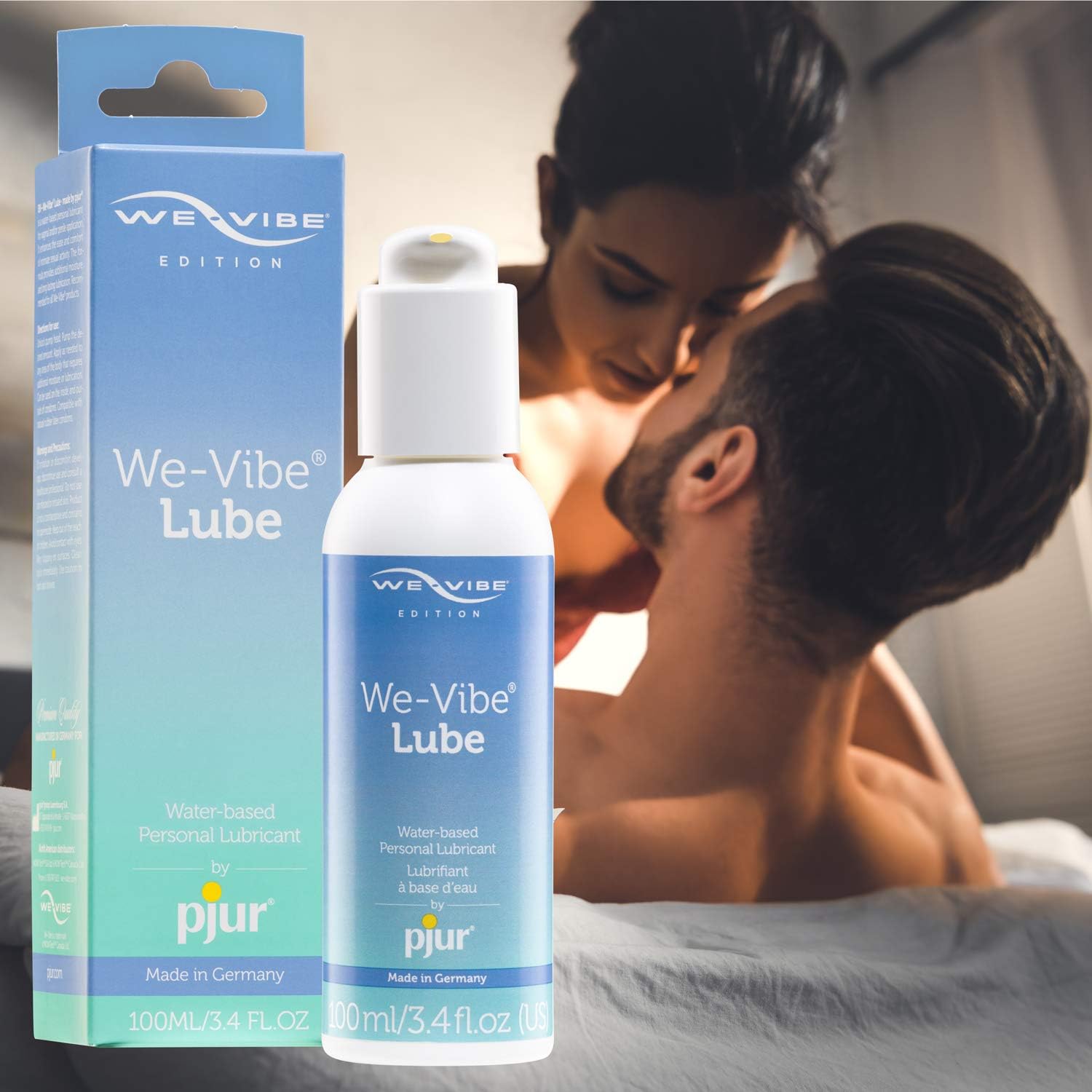 We-Vibe Lube by pjur - Water-Based Personal Lubricant for use with We-Vibe Sex Toys - Suitable for Women & Men - 1 Pack (1 x 100 ml) - Image 4