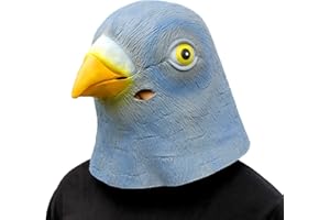 CreepyParty Deluxe Novelty Halloween Costume Party Latex Animal Head Mask Pigeon