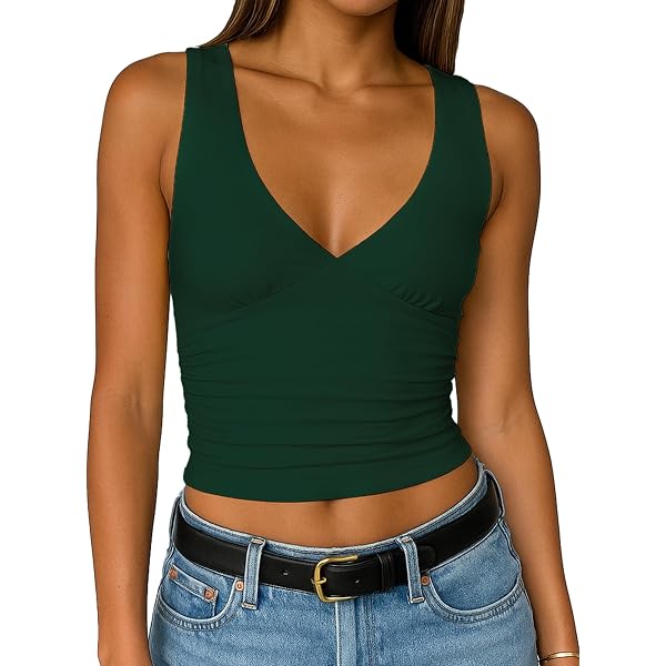 Remidoo Women's Sexy Sheer Mesh Crop Top See Through Sleeveless