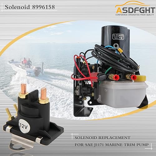 Relay Solenoid 89-818864T Solenoid Tilt/Trim Marine Starter Relay - Foto 3