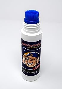 BallcapBuddy Liquid Soap with Soft Scrub Brush - Gentle Hat Washer Cap and Shoe Cleaning Soap for The Dishwasher or Hand Washing - Safely Cleans All Your Caps Visors and Shoes