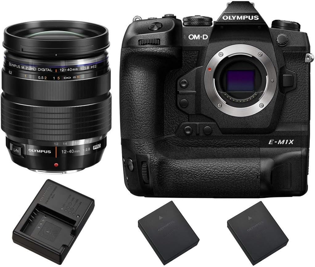 Amazon Com Olympus Om D E M1x Mirrorless Digital Camera Body Olympus M Zuiko Digital Ed 12 40mm F 2 8 Pro Lens Camera Photo
