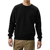Andrew Scott Men's Fleece Crewneck Pullover Sweatshirt |Long Sleeve Top|Multi Packs| Size Small to Big 5XL