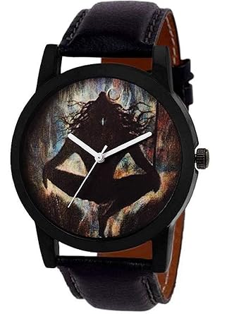 Swadesi Stuff Analogue Black Dial Mens & Boys Watch - yoga mahadev