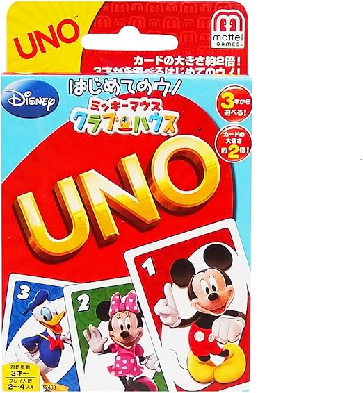 Uno Mickey Mouse Club House for the first time Uno (T2463) by Mattel