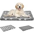 EMPSIGN Fancy Dog Bed Mat, Pet Bed Pad Reversible (Cool & Warm), Machine Washable Crate Pad, Pet Sleeping Mat for Small to XX