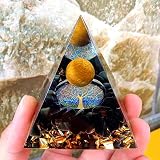 ycyingcheng Pyramid Ogan Crystal Energy Tower Tiger Eye Ball 6CM view 8