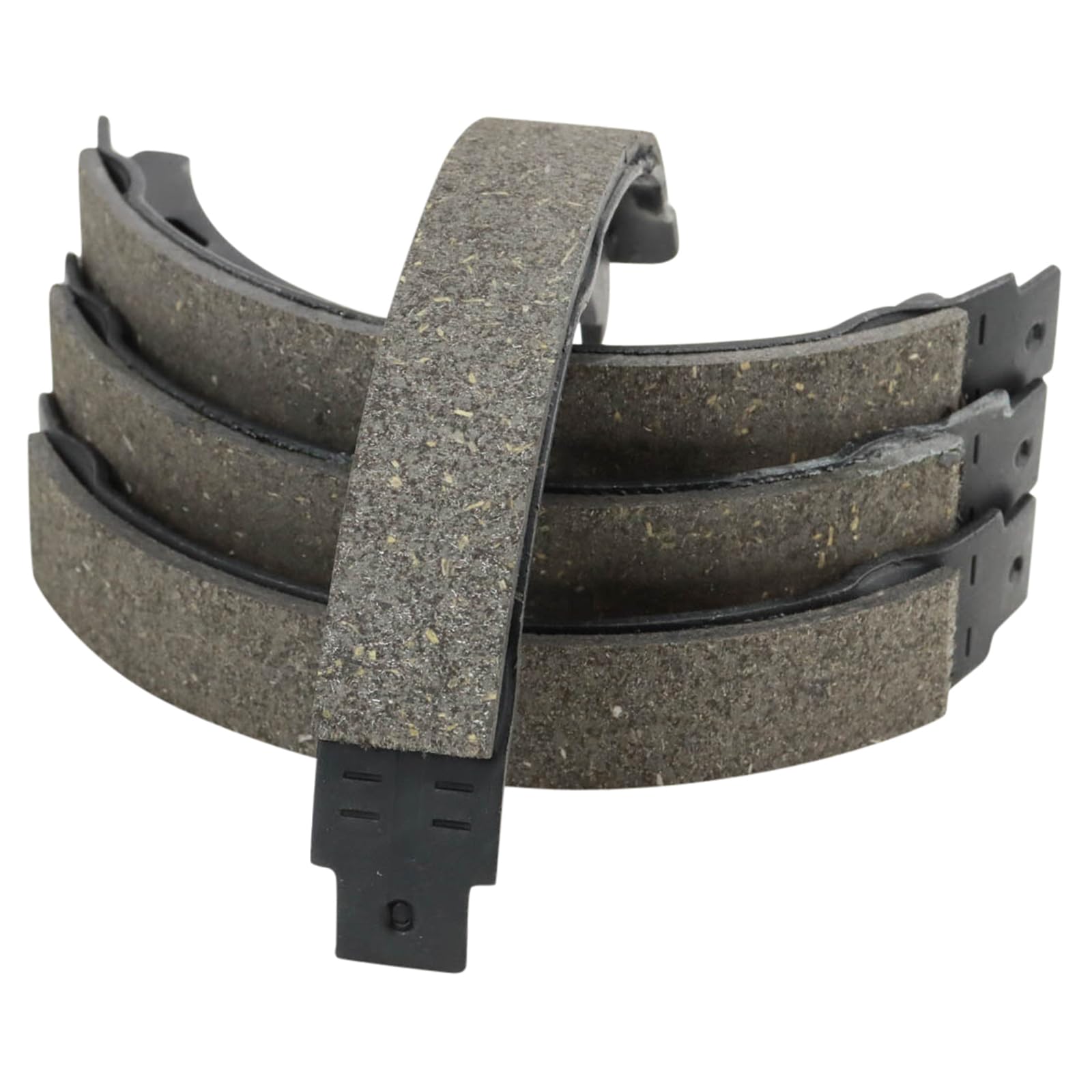 TRQ Rear Parking Brake Shoe Set Compatible with