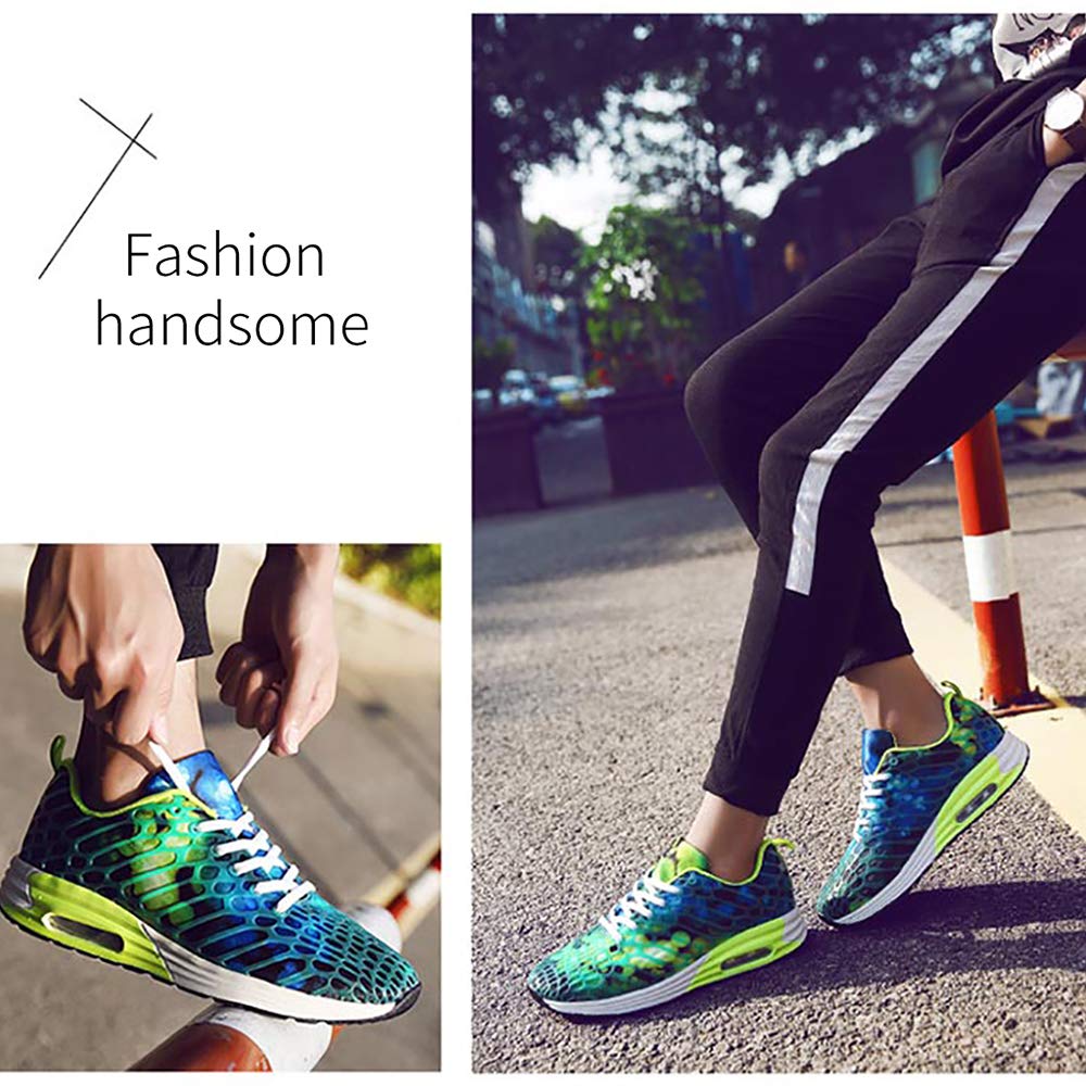 Wonvatu Women Men Breathable Fashion Running Sneakers Comfortable Lightweight Walking Athletic Shoes