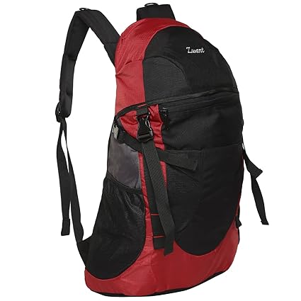 Zwart 32 Ltrs Red School Backpack (CLINROV-R)