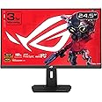 ASUS ROG Strix 24.5” 1080P USB-C HDR Gaming Monitor (XG259CS) - Full HD, 180Hz, 1ms, Fast IPS, Extreme Low Motion Blur Sync, G-SYNC Compatible, Tripod Socket, DisplayWidget, AI Gaming, 3 yr Warranty