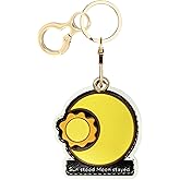 Leather Airtag Keychain Case Holder,Cute Protective Apple Air Tag Cover with Key Ring,Anti-Scratch Hidden Finder GPS Tracker Case for Wallet Keys,Bag,Pets,Backpack(Sun&Moon)