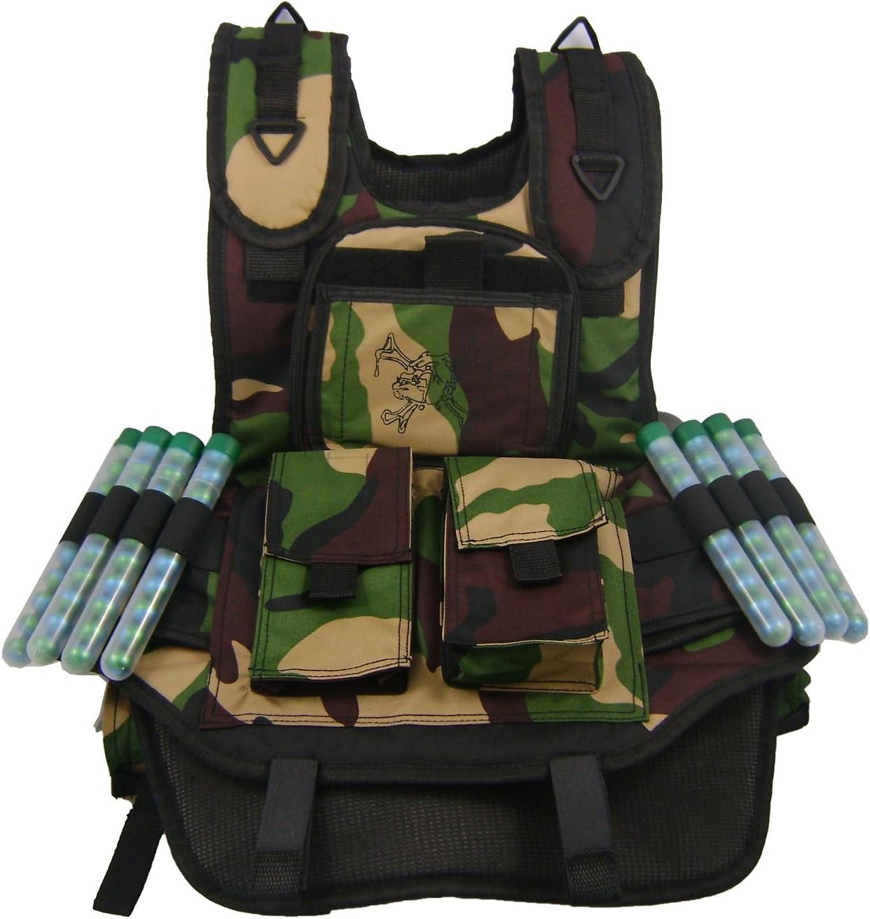Maddog Sports Tactical Paintball Harness Vest - Camo : Paintball Gun Accessory Kits : Sports & Outdoors