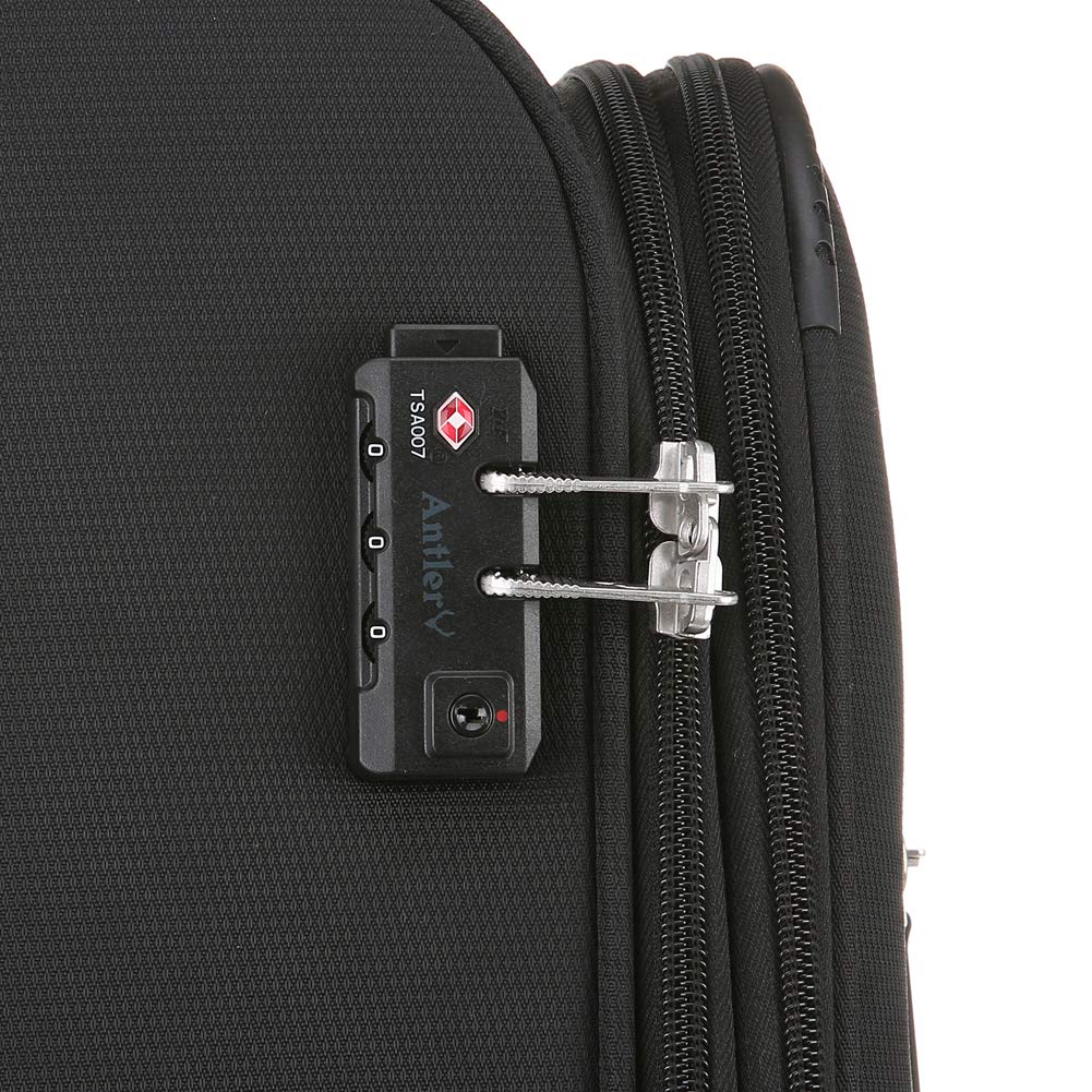 Tamaño Maleta de Cabina Antler Marcus Siro 56x45x25 cm Negra 56 x 45 x 25  Maletas Maletas y bolsas de viaje futakuchi-hakata.com
