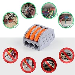 Delgada 110pcs Quick Splicing Wire Connector Nuts