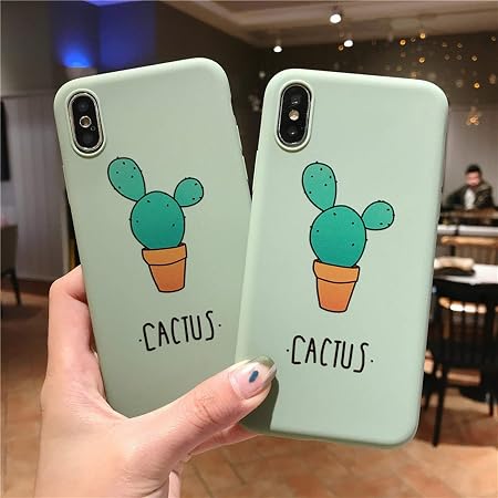 Couleur Mignon De Bonbons Cactus Phone Cases Pour Iphone Xs