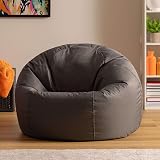Bean Bag Bazaar Kingston Gaming Beanbag Charcoal Grey Large Indoor Outdoor view 4
