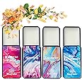 gcdat 4 PCS Solid Balm Set Solid Perfume Portable Pocket Balm Perfume Perfect for Travel Use Natural Fragrance Parfum for Men and Women