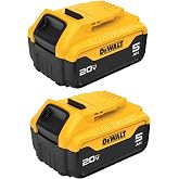 DEWALT 20V MAX 5 Ah Lithium Ion Battery 2-Pack (DCB205-2)